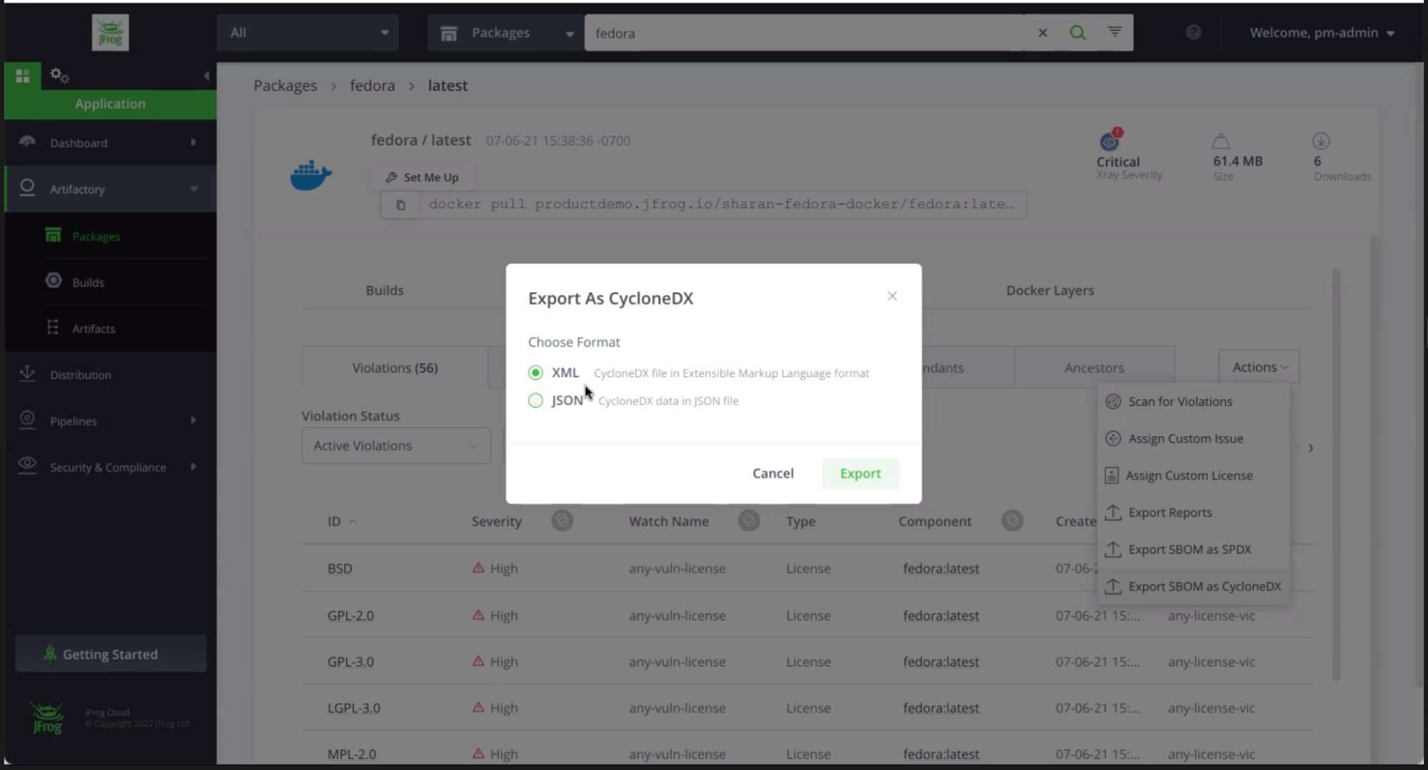 Основные принципы использования jfrog в devops