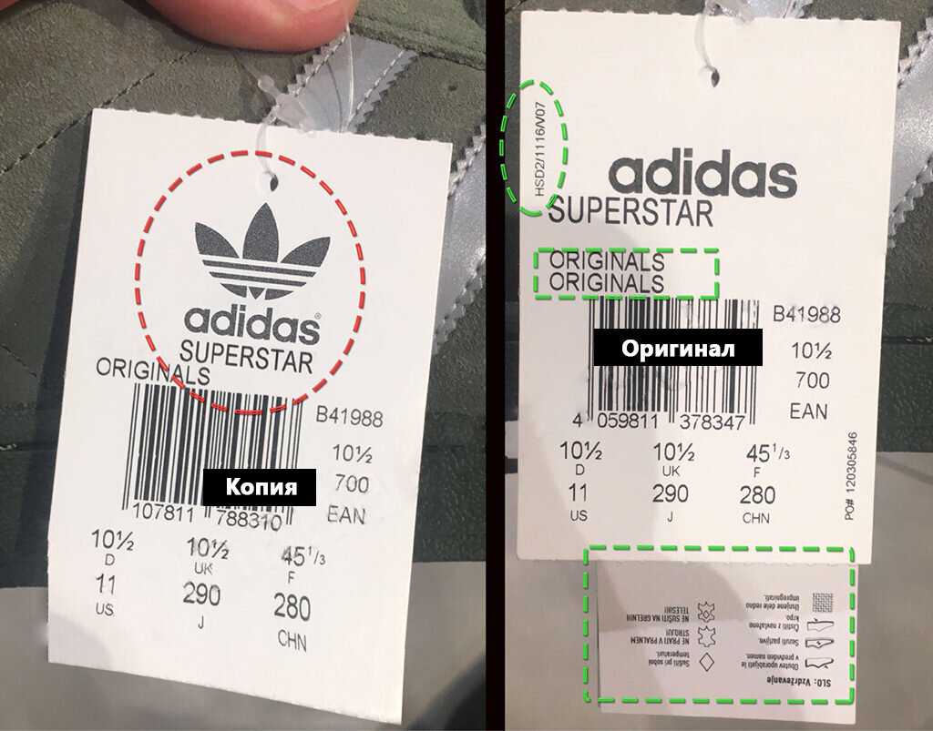 Как отличить подделку кроссовок adidas от оригинала? фото