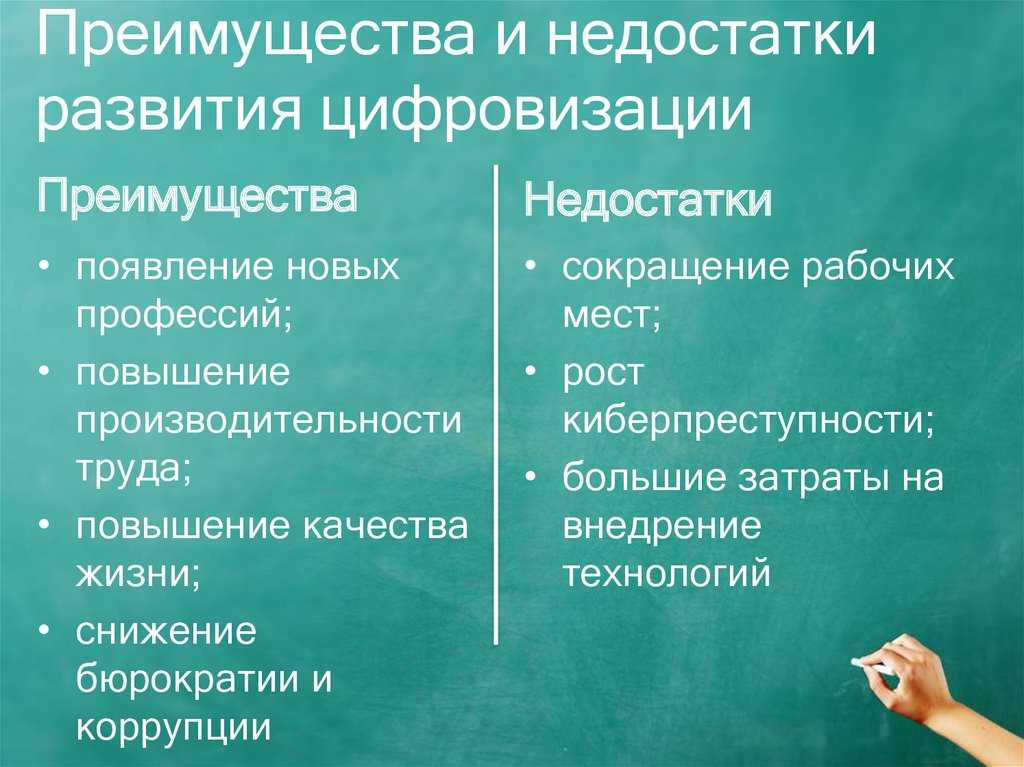 10 преимущества и недостатки технологии