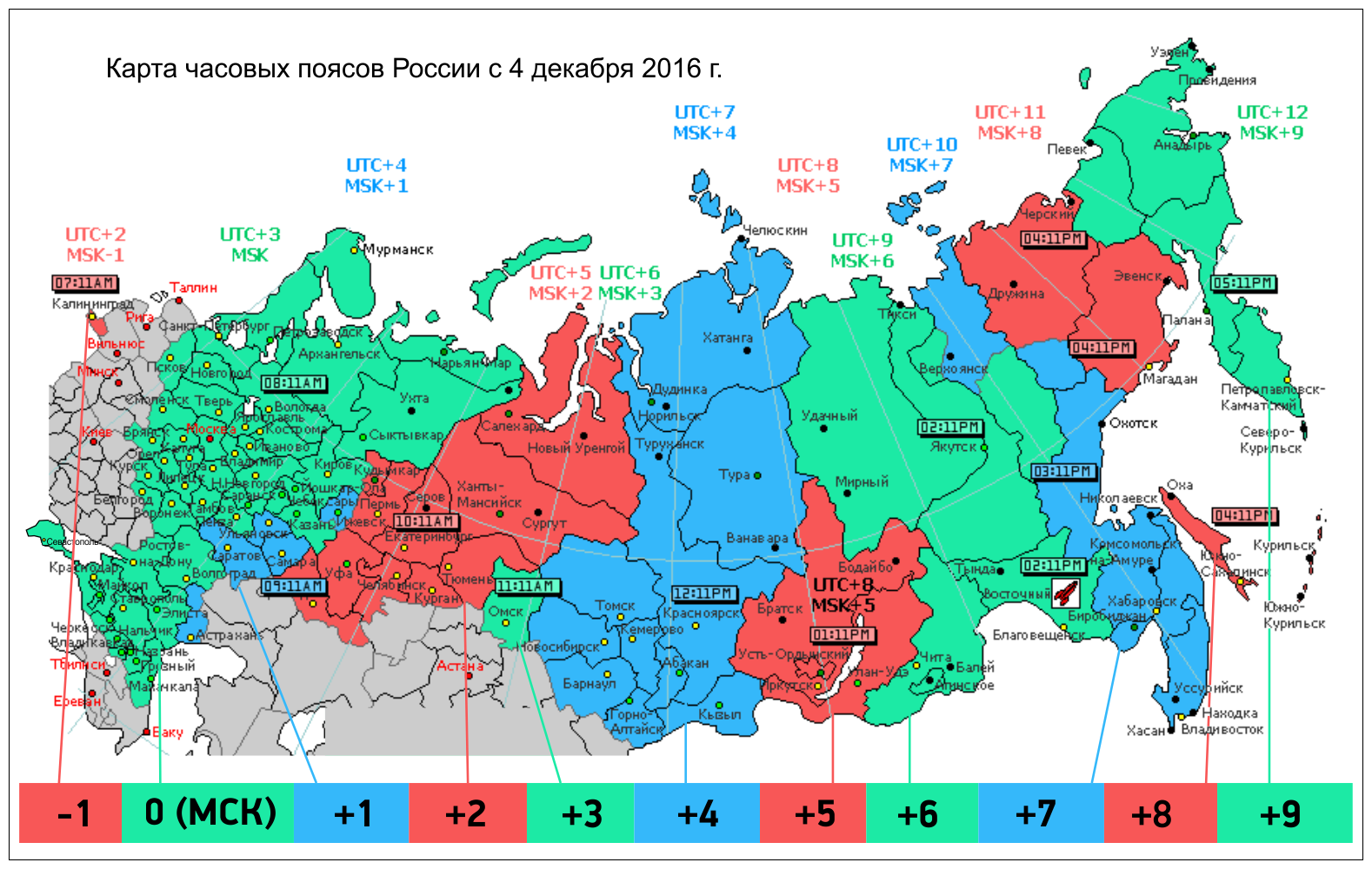 Как ориентироваться по луне