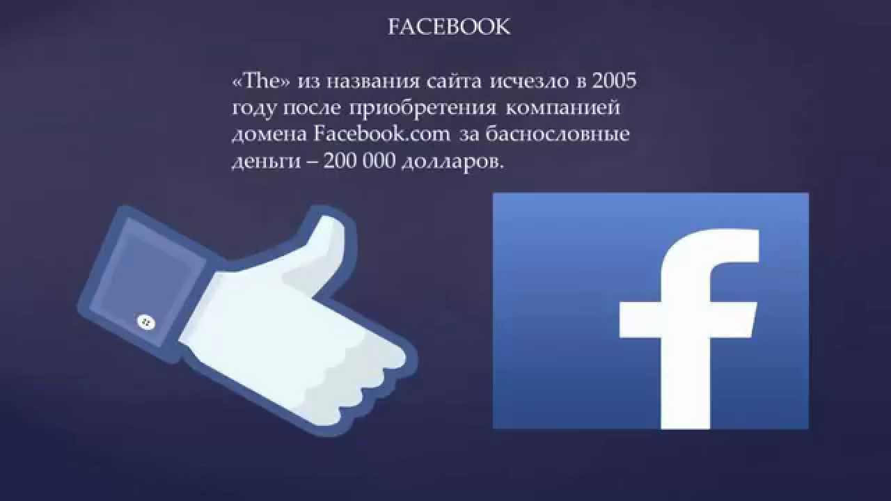 История создания facebook